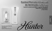 Hunter 21117 Owner's Manual