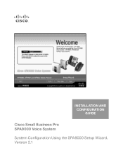 Linksys SPA942 Cisco SPA9000 Voice System Using Setup Wizard Installation and Configuration Guide