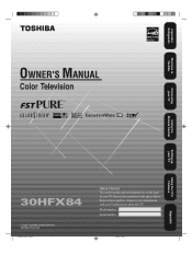 Toshiba 30HFX84 User Manual
