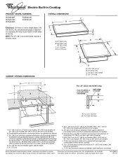 Whirlpool RCS3004RS Dimension Guide