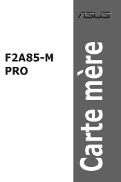 Asus F2A85-M PRO F2A85-M PRO user's manual