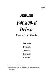 Asus P4C800-E Deluxe Motherboard DIY Troubleshooting Guide