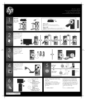 HP e9240f Setup Poster