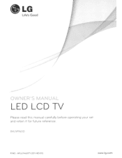 LG 84LM9600 Owners Manual