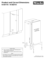 Miele K 1801 Vi Vi Refrigerators (30 inch)