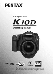 Pentax K10D User Manual