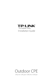 TP-Link 9dBi CPE510 V1 QIG