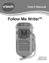 Vtech Follow Me Writer User Manual