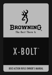 Browning X-Bolt Owners Manual