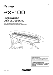 Casio PX 100 User Guide