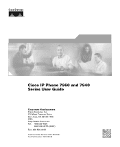Cisco 7960G User Guide