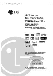 LG LH-E9674PA Owners Manual