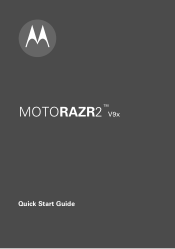 Motorola MOTORAZR V9x Getting Started Guide (HAC)