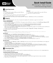 Western Digital WD2500B015 Quick Install Guide (pdf)
