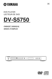 Yamaha DV-S5750 Owners Manual