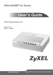 ZyXEL ONU-6040B-22 User Guide