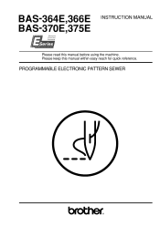 Brother International BAS-370E Instruction Manual - English