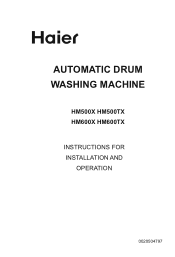 Haier HM500T User Manual