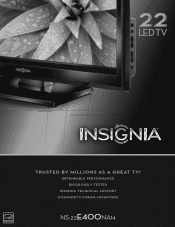 Insignia NS-22E400NA14 Information Brochure (English)