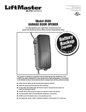 LiftMaster 8500 8500 Manual