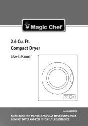 Magic Chef MCSDRY1S User Manual