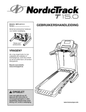 NordicTrack T15.0 Treadmill Dutch Manual