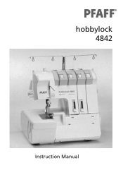 Pfaff hobbylock 4842 Owner's Manual