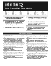 Weber Char Q Owner Manual