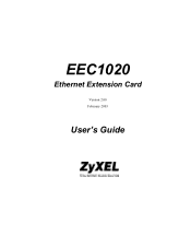 ZyXEL EEC1020 User Guide