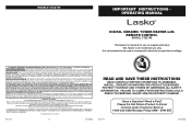Lasko CT22766 User Manual