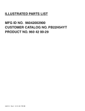 Poulan PB22H54YT Parts List
