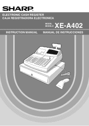 Sharp XE-A402 XE-A402 Operation Manual in English and Spanish