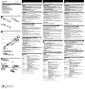 Sony ECM-360 Operation Guide