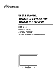 Westinghouse LVM-42w2 User Manual