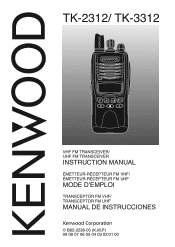 Kenwood TK-2312 User Manual 1