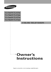 Samsung TX-P3266 User Manual (user Manual) (ver.1.0) (English)