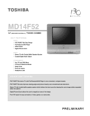 Toshiba MD14F52 Brochure