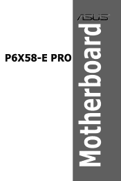 Asus P6X58-E PRO User Manual