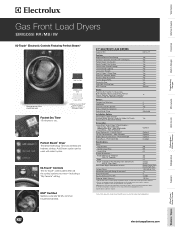 Electrolux EIMGD55IIW Product Specifications Sheet (English)