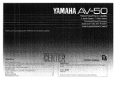 Yamaha AV-50 Owner's Manual