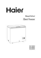 Haier BD-138HMC BD-138_188_248 HMC User Manual