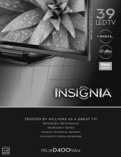 Insignia NS-39D400NA14 Information Brochure (English)