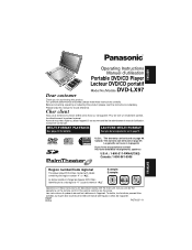 Panasonic DVDLX97 DVDLX97 User Guide
