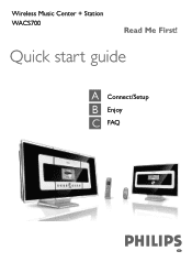 Philips WACS700 Quick start guide