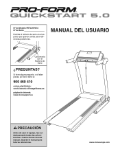 ProForm Quick Start 5.0 Treadmill Spanish Manual