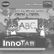 Vtech InnoTab Software - Learn to Write with Cody & Cora User Manual