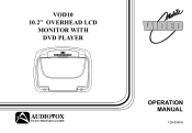 Audiovox VOD10 Operation Manual