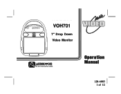 Audiovox VOH701 Operation Manual