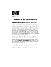 Compaq d530 Updates to the Documentation