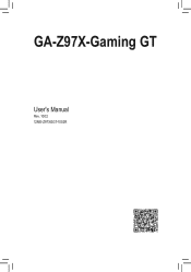 Gigabyte GA-Z97X-Gaming GT User Manual